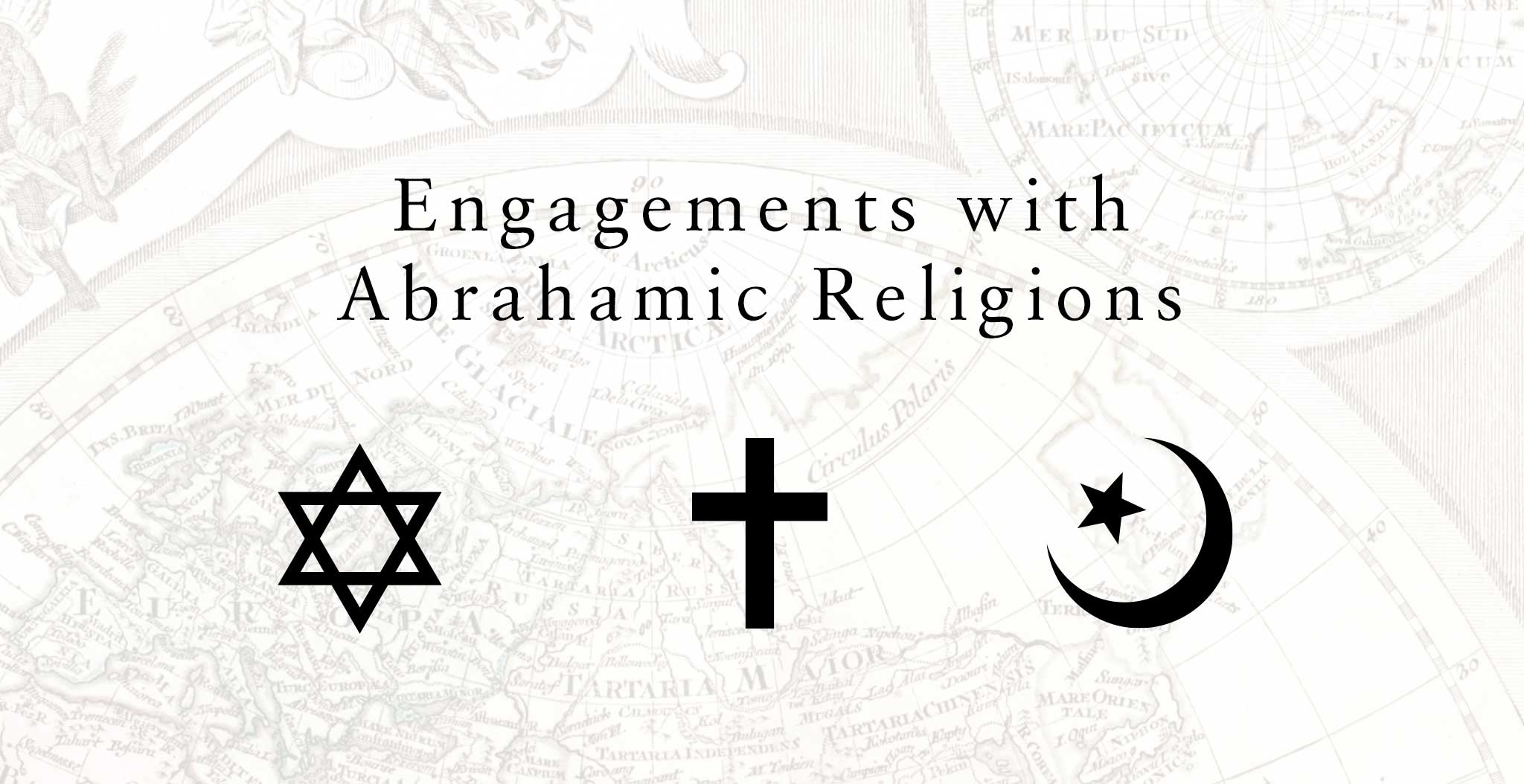 Engagements with Abrahamic Religions banner image