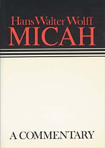 Micah: Continental Commentaries